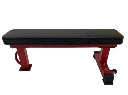 Body Iron Commercial Flat Bench Red Frame