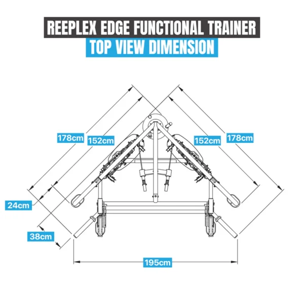 Reeplex Edge Multi-Functional Trainer with Corner Smith Machine - Image 3