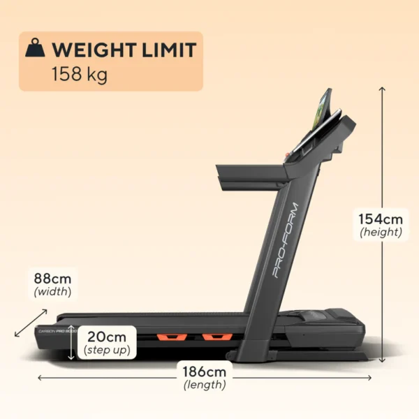 Proform Treadmill with 16" HD touchscreen Cabron Pro 9000 - Image 6