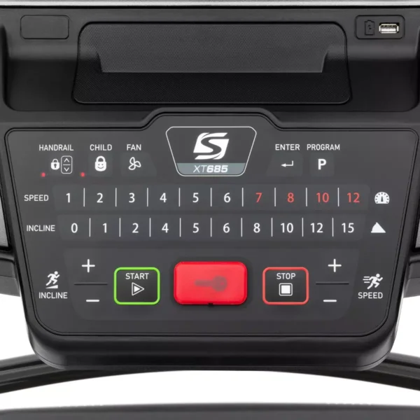 Spirit XT685 Treadmill - Image 9